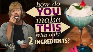 Easy 2-Ingredient Homemade Ice Cream | Garden Party with Trace Barnett