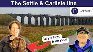 Over the Settle & Carlisle and under the Ribblehead viaduct with Lou and Izzy