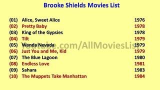 Brooke Shields Movies List