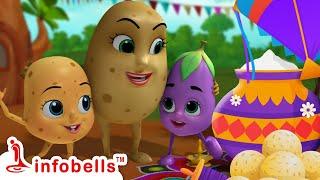 Aloo Kachaloo Beta Kahan Gaye The - Makar Sankranti Special | Hindi Rhymes for Children | Infobells