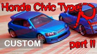 Hot Wheels Custom - Honda Civic Type R EK9 BNDS Wheels