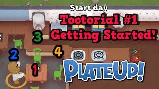 Getting Started! PlateUp! Tutorial Guide! Tootorial #1