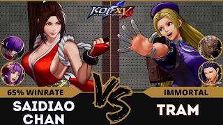 KOF XV⭐SAIDIAO CHAN (Mai/O.Shermie/Athena) vs TRAM (Hinako/Dolores/Luong)⭐Ranked Match - 11/24