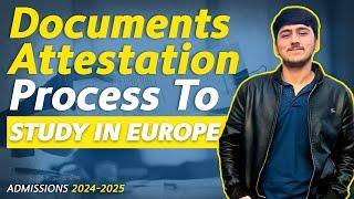 Documents attestation 2024 | Italy student visa | IBCC | HEC | MOFA | #studyinitaly