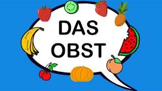 DEUTSCH LERNEN - DAS OBST