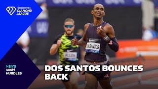 Alison Dos Santos bounces back with FIFTH 400m hurdles win in London - Wanda Diamond League 2024