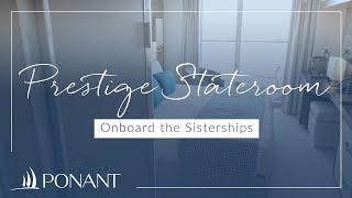 Prestige Stateroom on board the Sisterships | PONANT