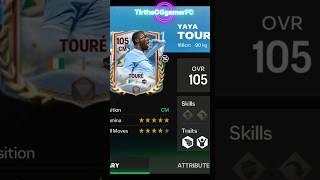 105 Yaya Toure review in Fc24#easports #fc24 #shorts