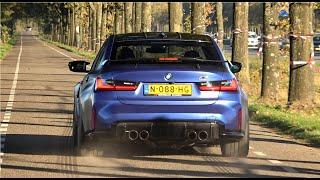 Tuner & Supercars leaving "Hart Voor Autos's Showime"-Turbo E30, Imsa Gallardo, BMW M,NSX, R33,GTI..