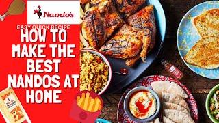 MAKE NANDO'S AT HOME! BEST Peri Peri Chicken Recipe(W/THE PERI TAMER SAUCE RECIPE) | WITHOUT GRILL