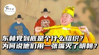 “直接”导致明朝灭亡的东林党，到底是个什么组织？他们从哪来的？为何说东林党用一张嘴灭了明朝？