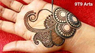 Very beautiful stylish front hand mehandi ka design | easy mehendi design | Simple wedding #mehndi