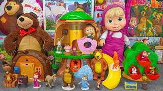 93 Minutes of Satisfying ASMR Unboxing | Adorable Masha and The Bear Toys Collection 