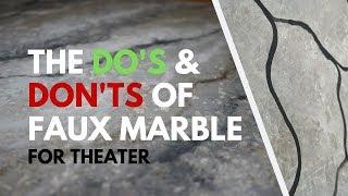 Faux Marble Painting - DO'S and DON'TS - Scenic Art