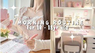 10-18 year old school morning routine | simple and productive 