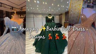 Barbie Dress DesignsFor Girls/Barbie Gown/Barbie Doll #gowncollection #barbie #dress #wedding #1m