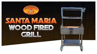 Stainless Steel Santa Maria Style Wood Fired Grill | Spinning Grillers