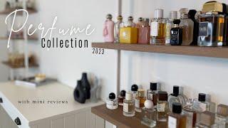 My Perfume Collection 2023 | Mini Reviews | Tour & Organization