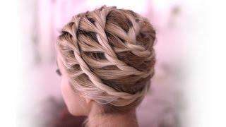 Everyday updo hairstyle for medium long hair tutorial