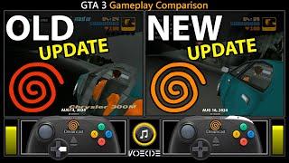 OLD vs NEW Update GTA 3 (Dreamcast vs Dreamcast) Gameplay Comparison