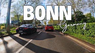 BONN, GERMANY’S QUAINT CITY ON A POURING DAY | DRIVING 4K HDR