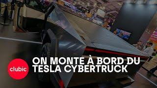 On monte à bord du Tesla Cybertruck à VivaTech, un véhicule dingue, vraiment pas comme les autres 