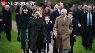 King Charles and Royal Family attend Christmas day service in Sandringham