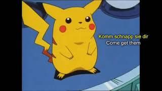 Pokemon Deutsch Titelsong [German and English subtitles]