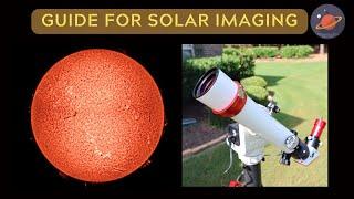 Guide for Solar Imaging #lunt #skywatcher #asiair #astronomy #astrophotography