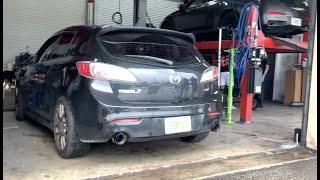 30 SECOND or less BREAKDOWN** Mazda 3 custom BORLA exhaust system