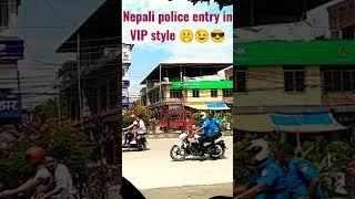 nepali police entry in VIP style #shorts #viral #trending #creative