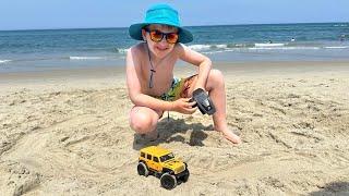 Building a RC Jeep Track on the Beach