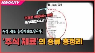 주식 재료가 뭐야? 주식에서의 '재료' 종류별로 총정리해드립니다.