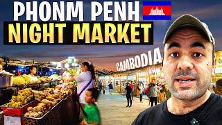 Phnom Penh Night Market Tour | Best Street Food & Shopping in Cambodia