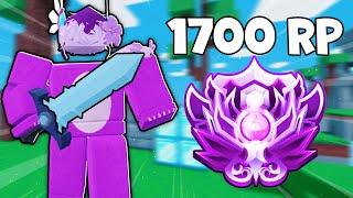 Hitting TOP 1 NIGHTMARE 1700 RP (Roblox Bedwars)