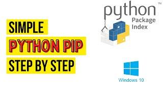 How to install Python pip on windows 10