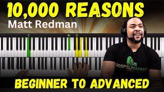 10,000 Reasons Piano Tutorial