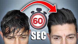 Style Your Hair In 60 Seconds Or Less! Start The Clock... #menshair