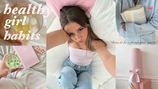 HEALTHY GIRL ROUTINE how i stay productive + set up my day