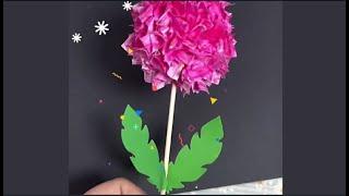 DIY Paper Flower Craft | Easy Handmade Floral Decoration" 