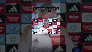 Ancelotti asked for support for Vinícius Jr: "He is not at his best"