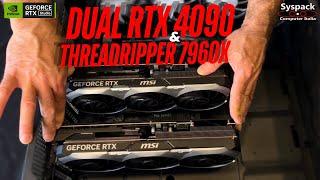 Dual Nvidia RTX 4090 | Threadripper 7960X | Workstation Build & Benchmark