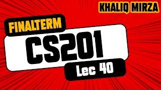 CS201 | Lesson No. 40 | Classes inside Classes Practical | SHORT LECTURES | By: Prof. Khaliq Mirza