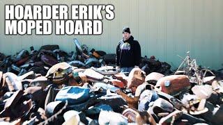 Hoarder Erik's Hoard on Moped TV Corn Cribs - Garage Tour