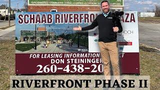 Riverfront Phase 2 update in downtown Fort Wayne!