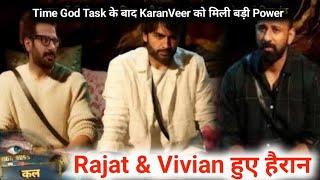 Vivian dsena & Rajat Dalal Shock, KaranVeer get Big Power After Time God Task In Bigg Boss 18