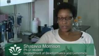 Shatavia Morrison - Department of Bioinformatics and Genomics