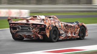 Lamborghini SC20 Shakedown at Monza (October 2020): Acceleration, Downshifts, Crackles & Sound