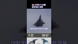 F-22보다 Su-57이 뛰어난 장점  #밀리터리