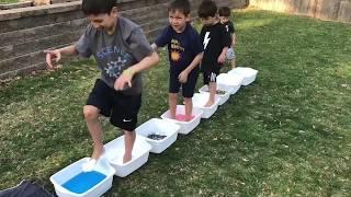 Sensory Walk - fun outdoor kids sensory activity - sensory activity for toddlers preschoolers kids